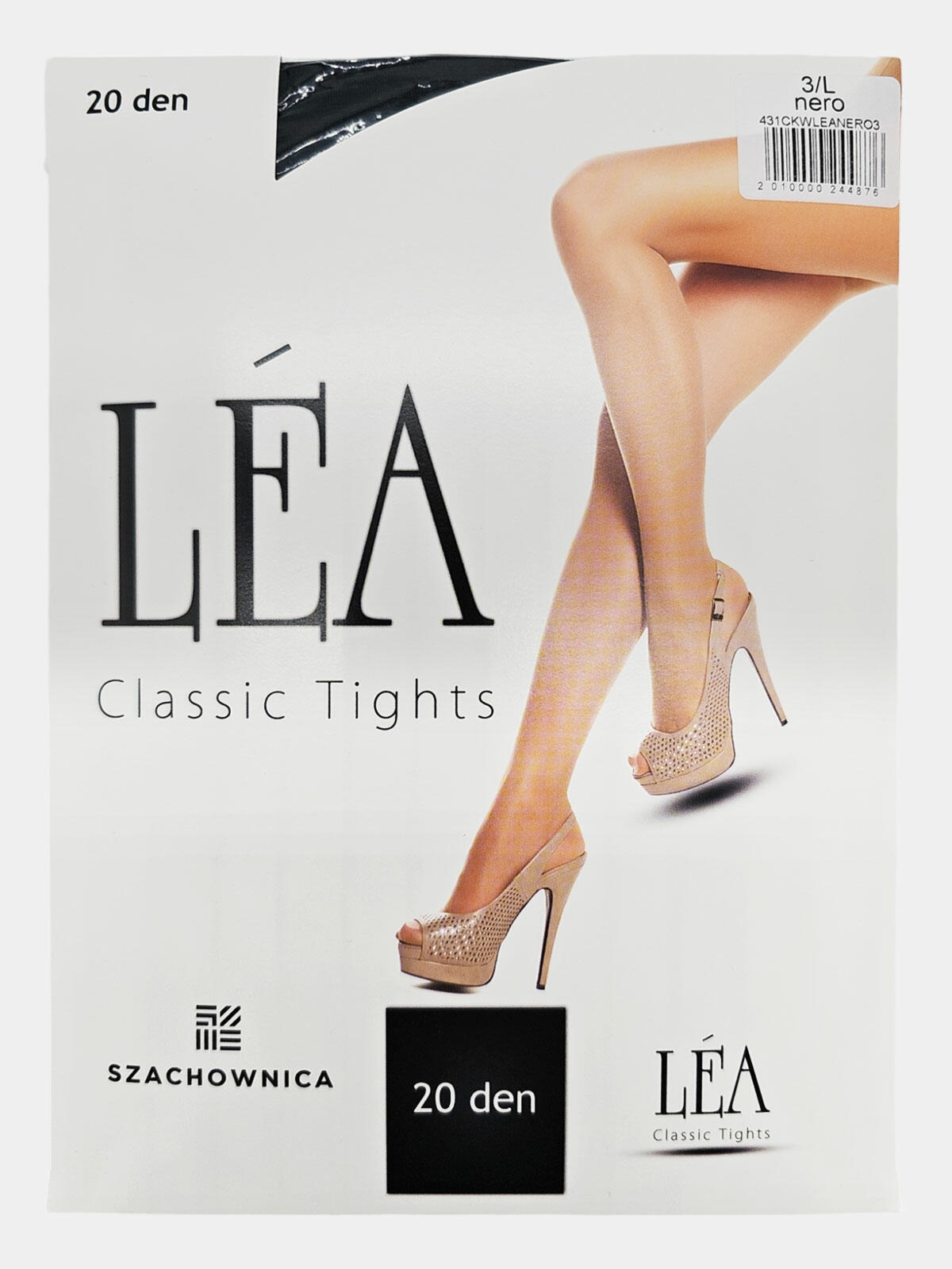 Rajstopy lycra 20 den 3/L Nero 2-PAK