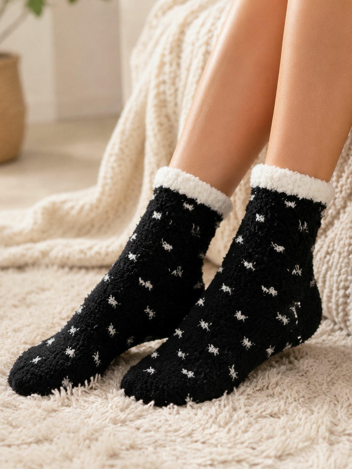 Miękkie skarpetki boucle 35-38