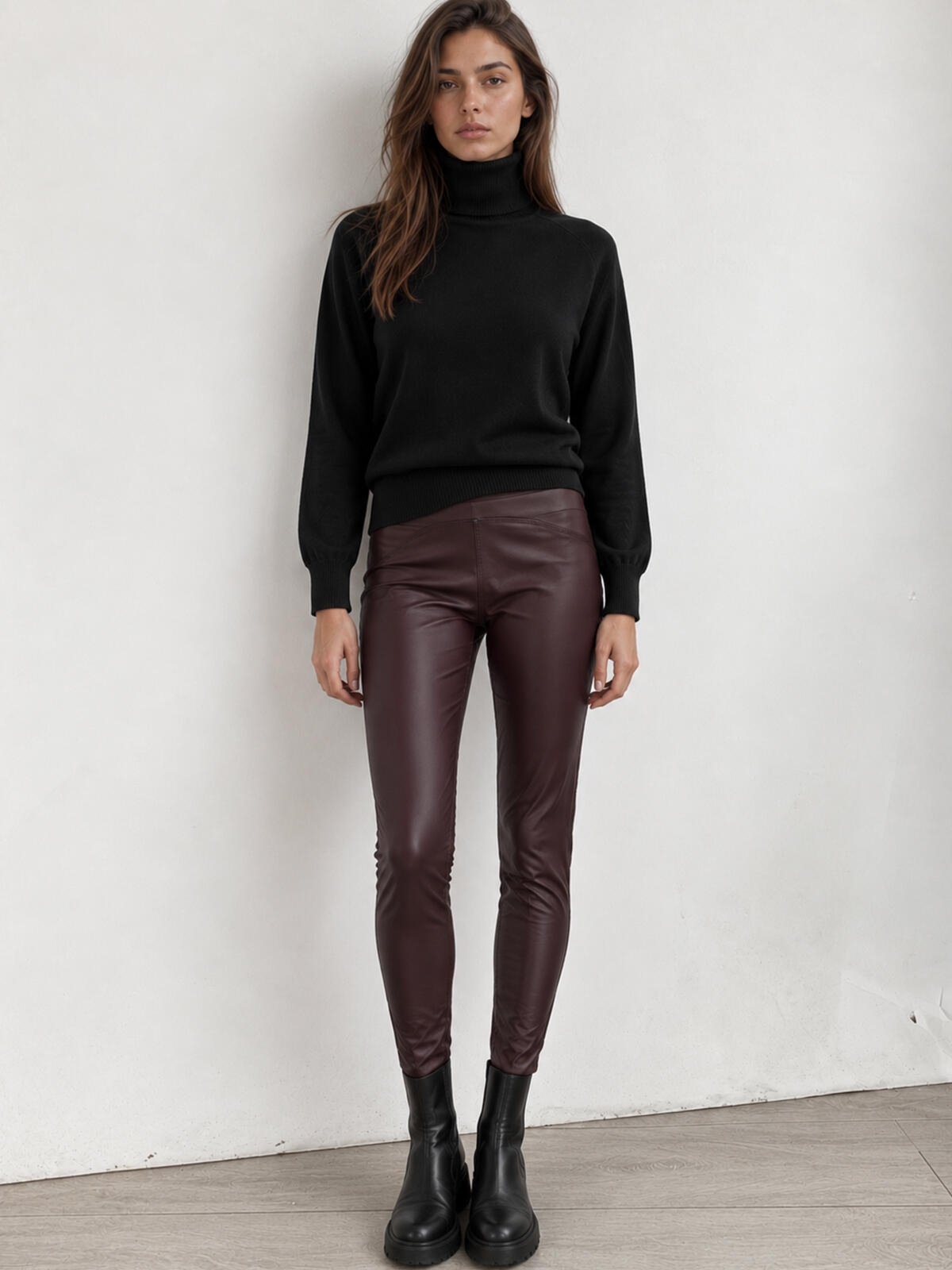 Legginsy z imitacji skóry