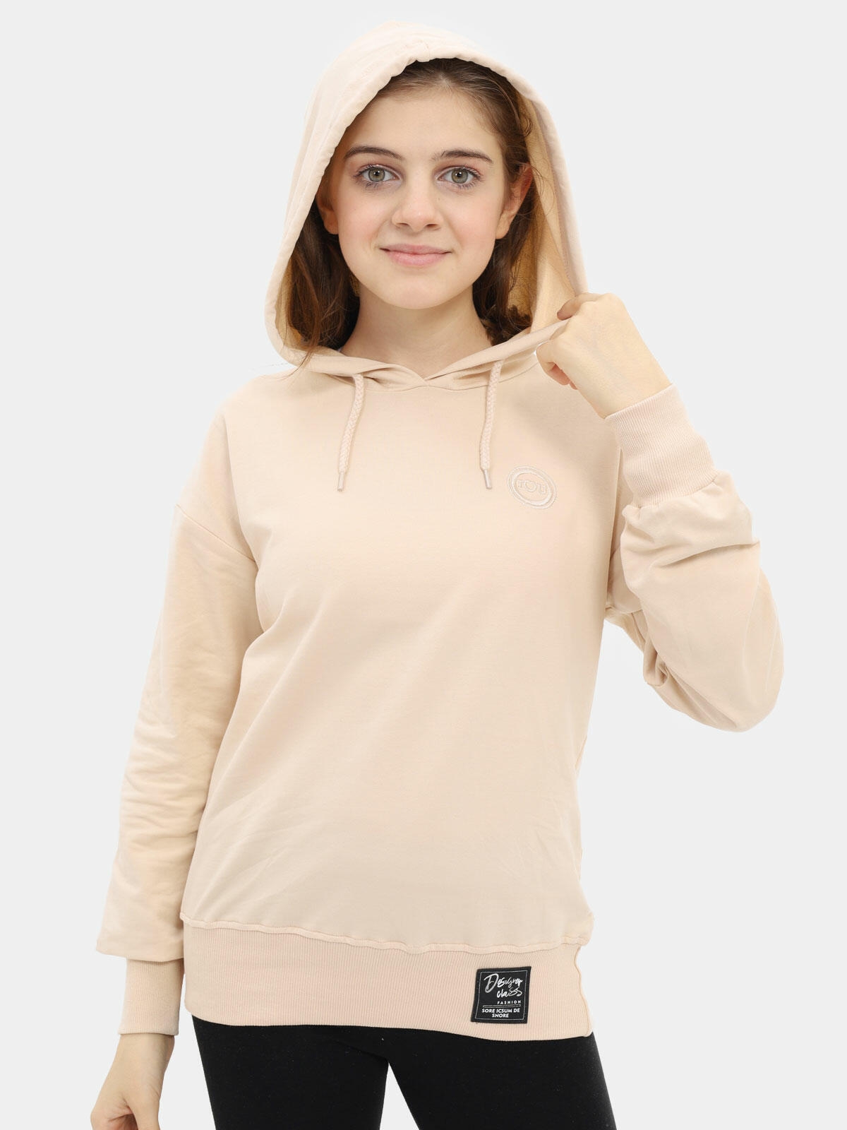 Bawełniana bluza z kapturem