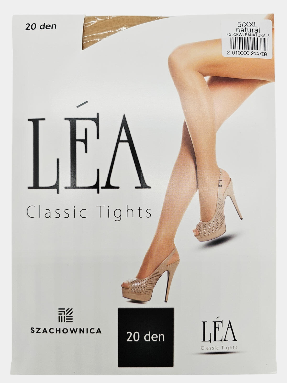 Rajstopy lycra 20 den 5/XXL Natural 3-PAK