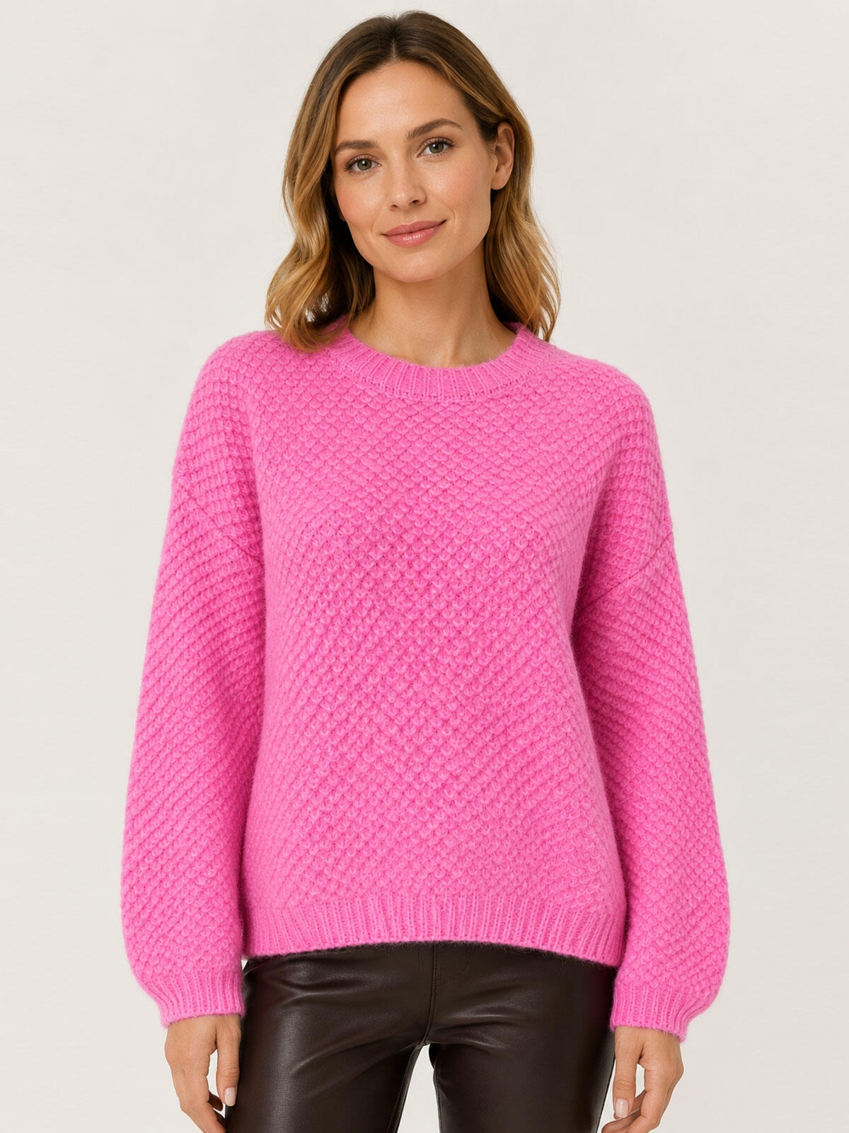 Sweter z domieszką wełny