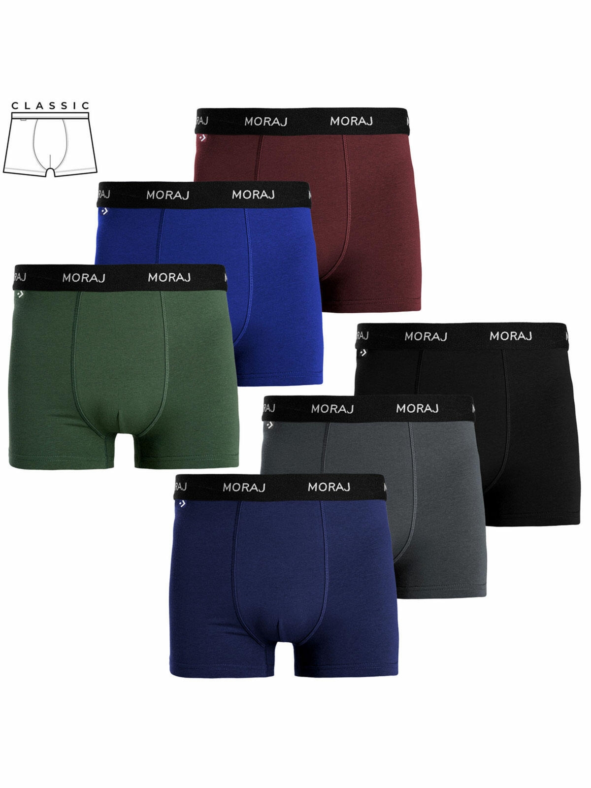 Bokserki bawełniane 6-pak XL