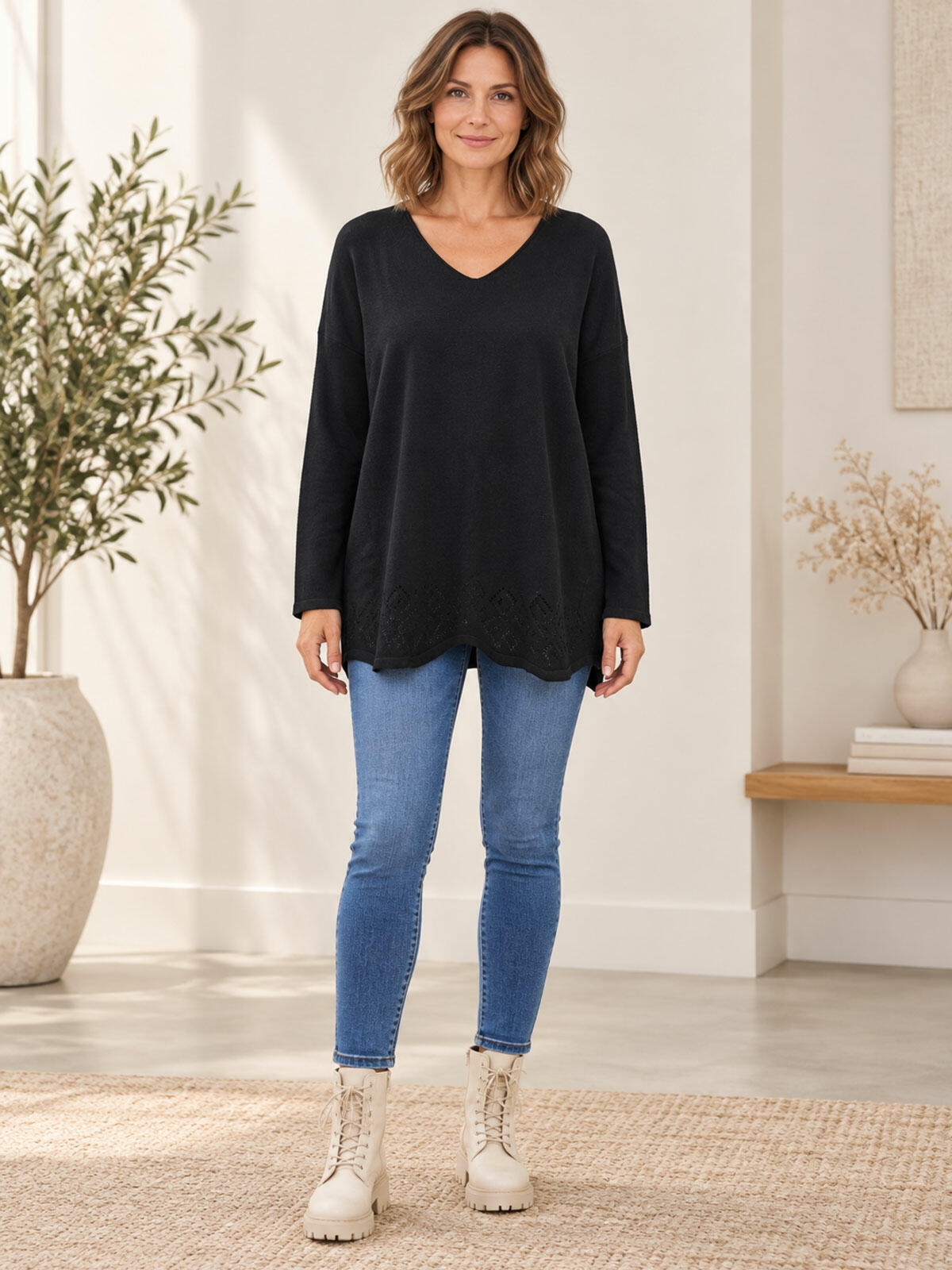 Spodnie jeansowe PUSH-UP