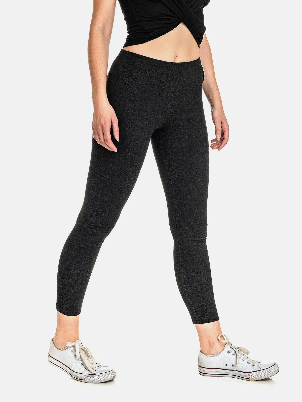 Legginsy jednokolorowe