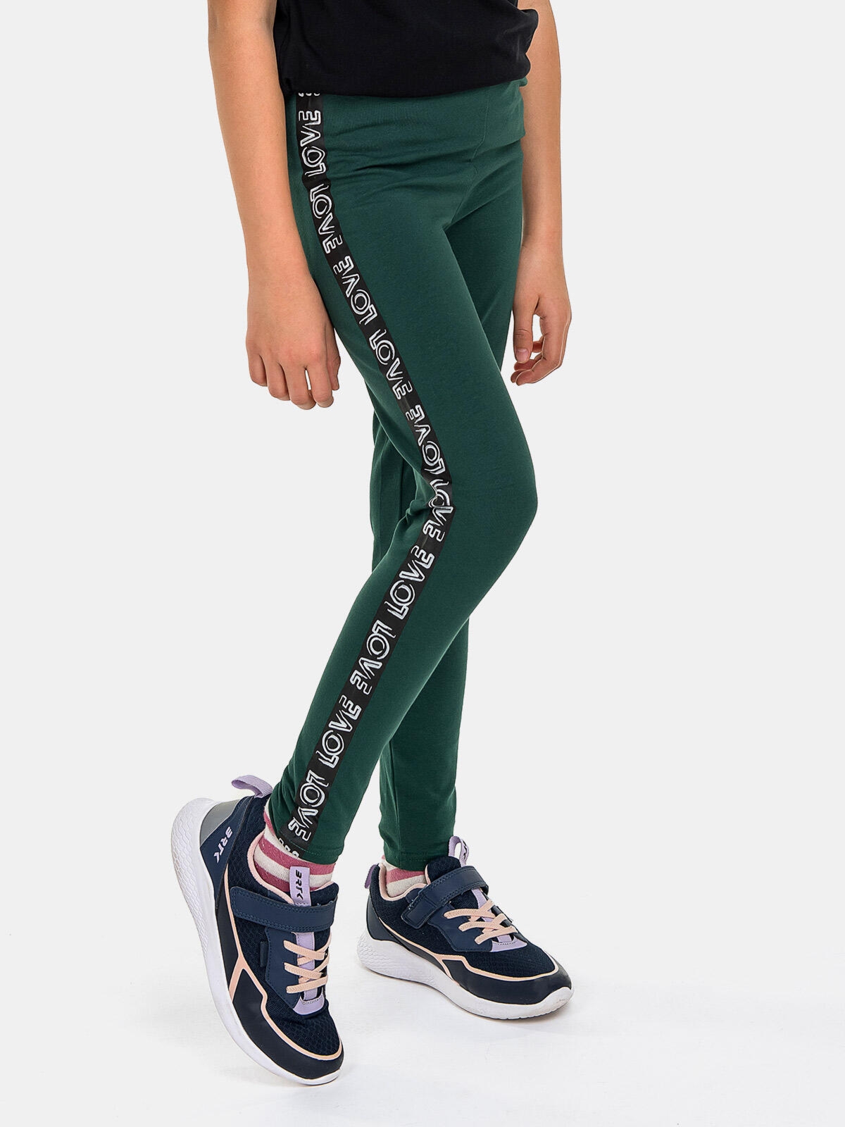 Legginsy z ozdobnym lampasem
