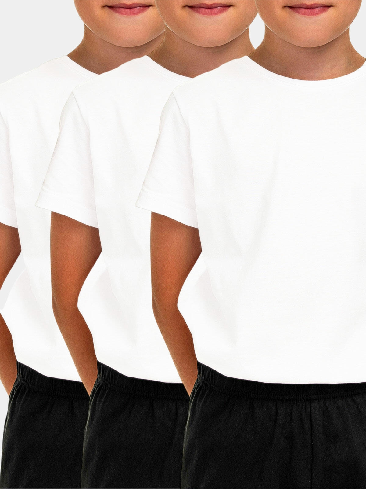 Bawełniane koszulki na wf 3-PAK-170