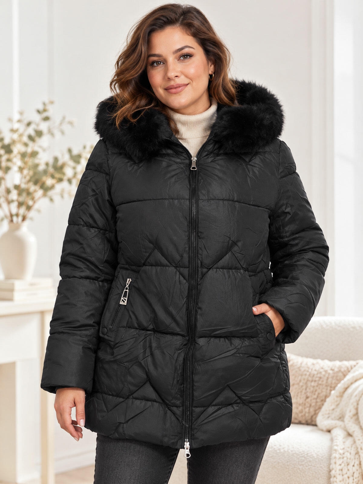 Kurtka zimowa plus size