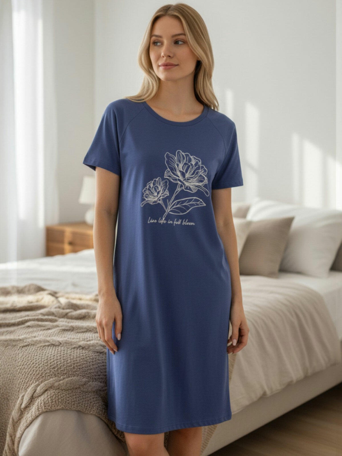 Bawełniana koszula nocna