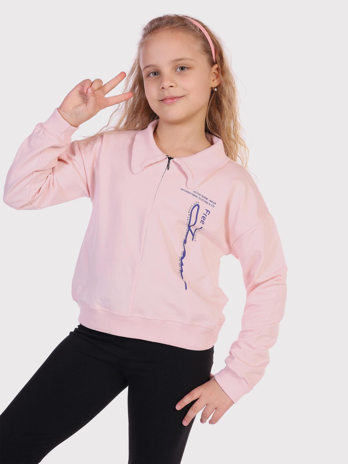 Bluza z kołnierzykiem