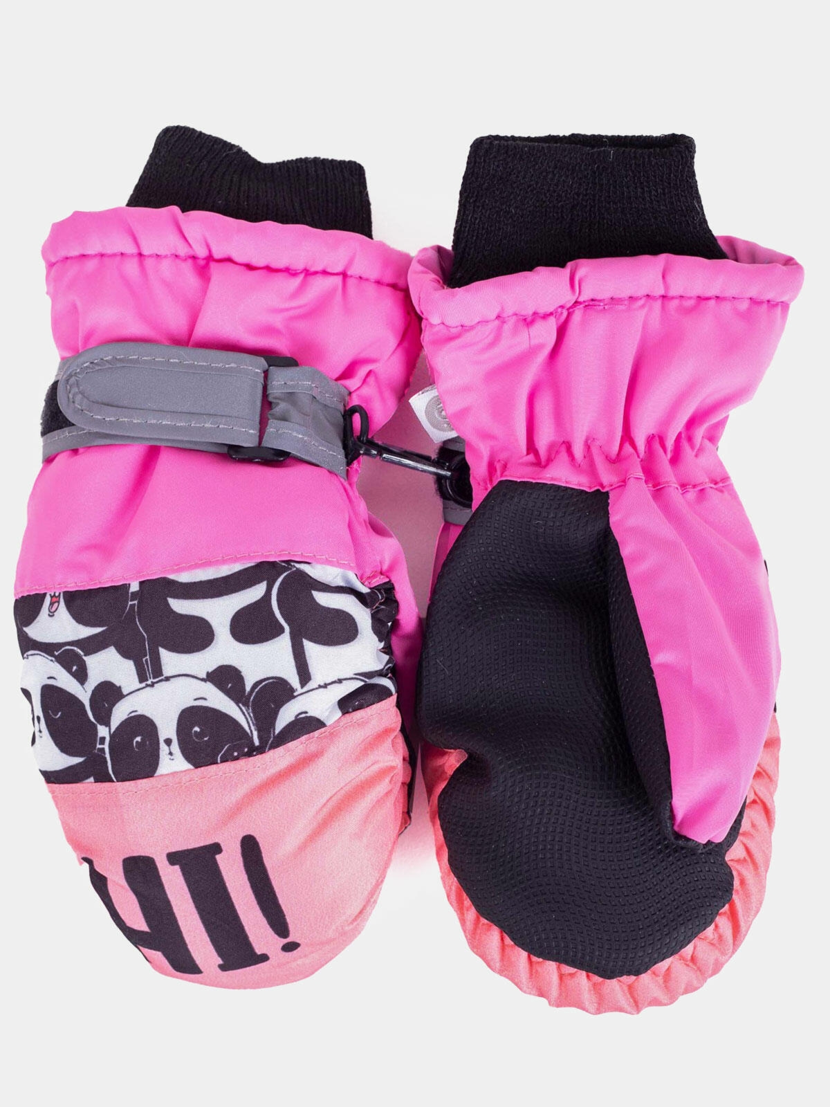 Rękawiczki narciarskie z pandą