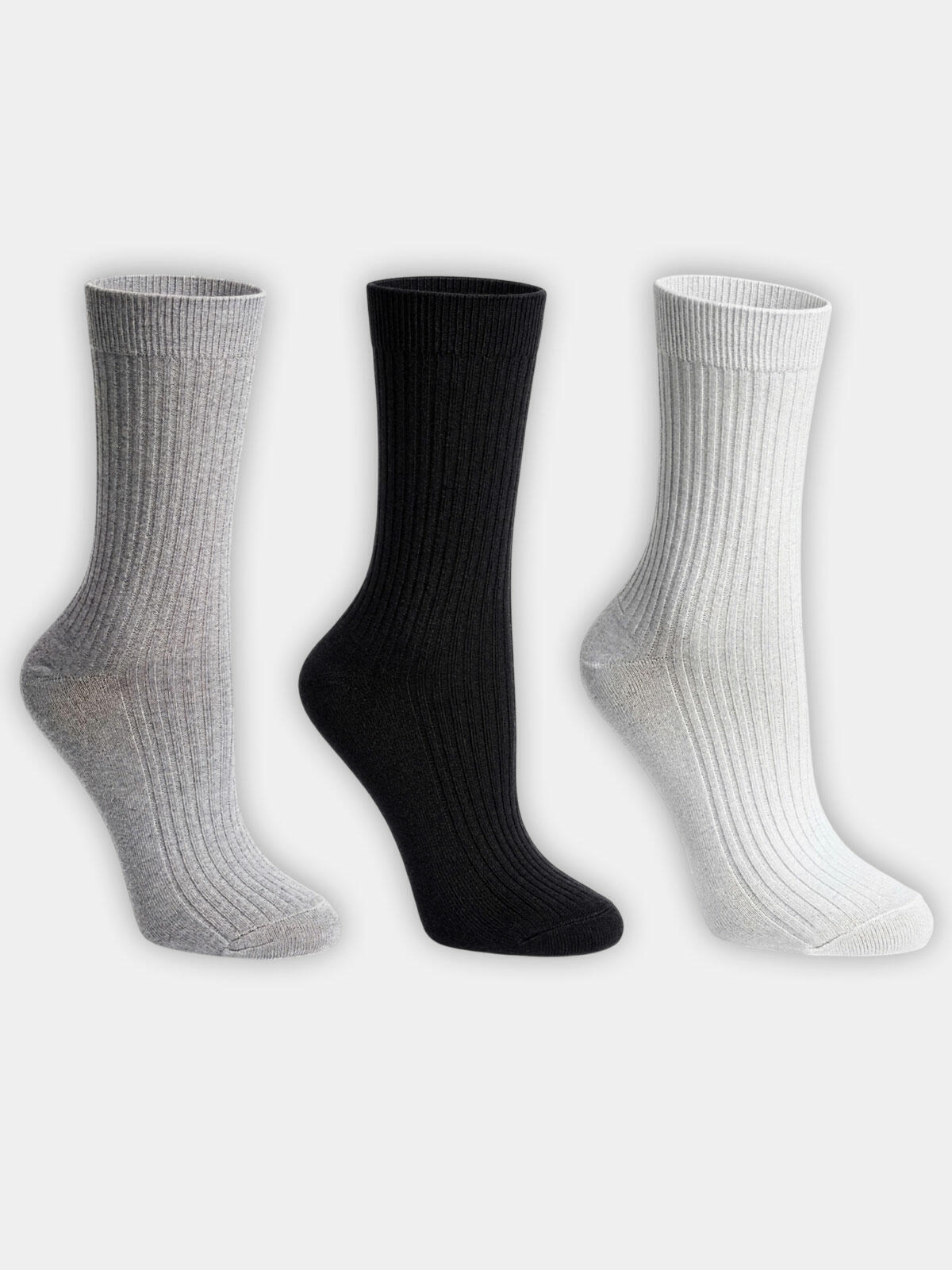Skarpetki prążkowane 3-pak
