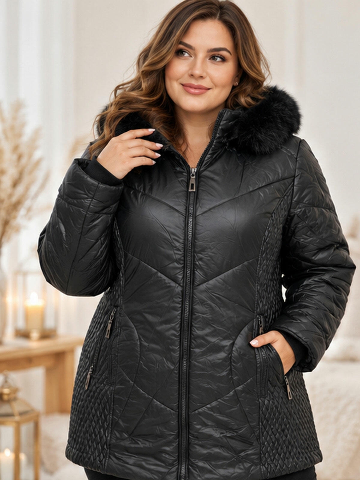 Kurtka zimowa plus size