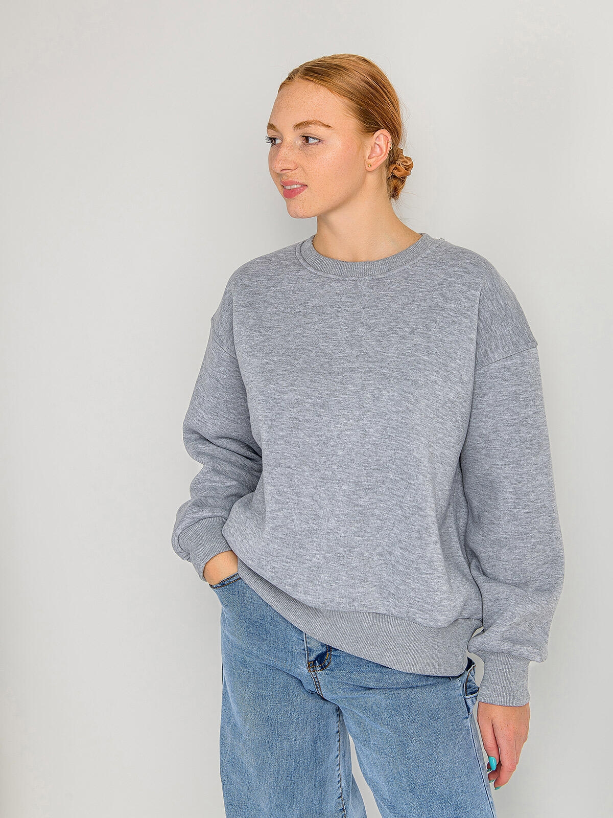 Bluza dresowa gładka