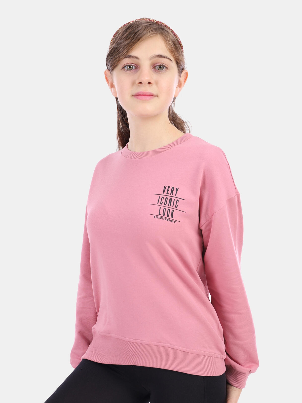 Bawełniana bluza z nadrukiem