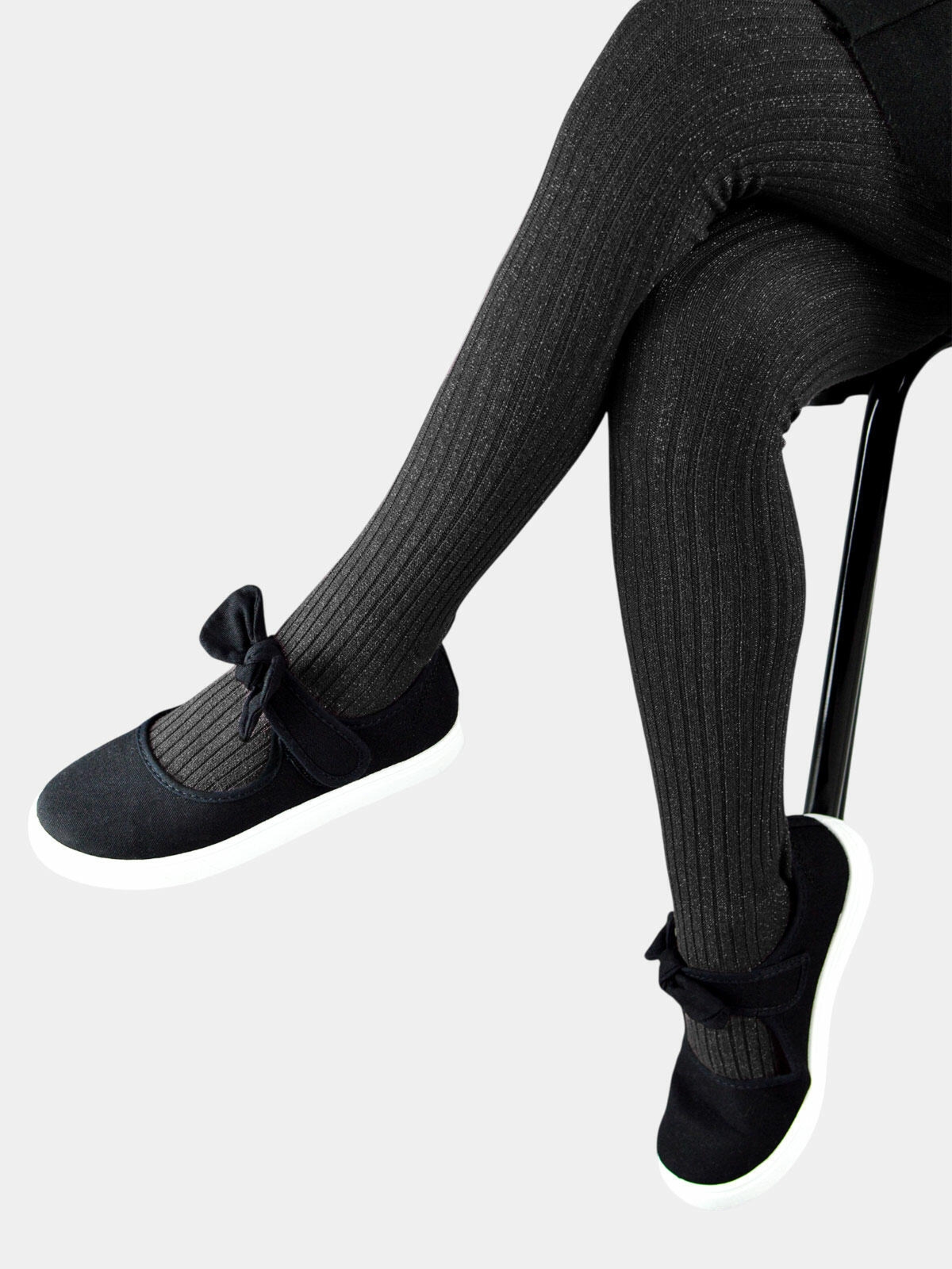 Rajstopy z metaliczną nitką