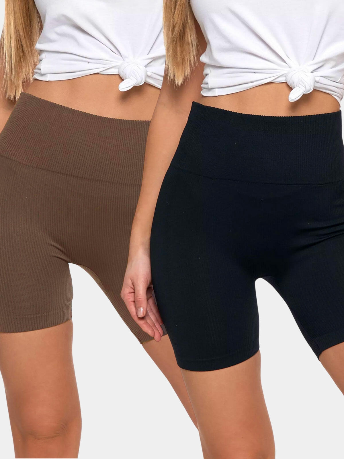 Prążkowane kolarki 2-pak L/XL