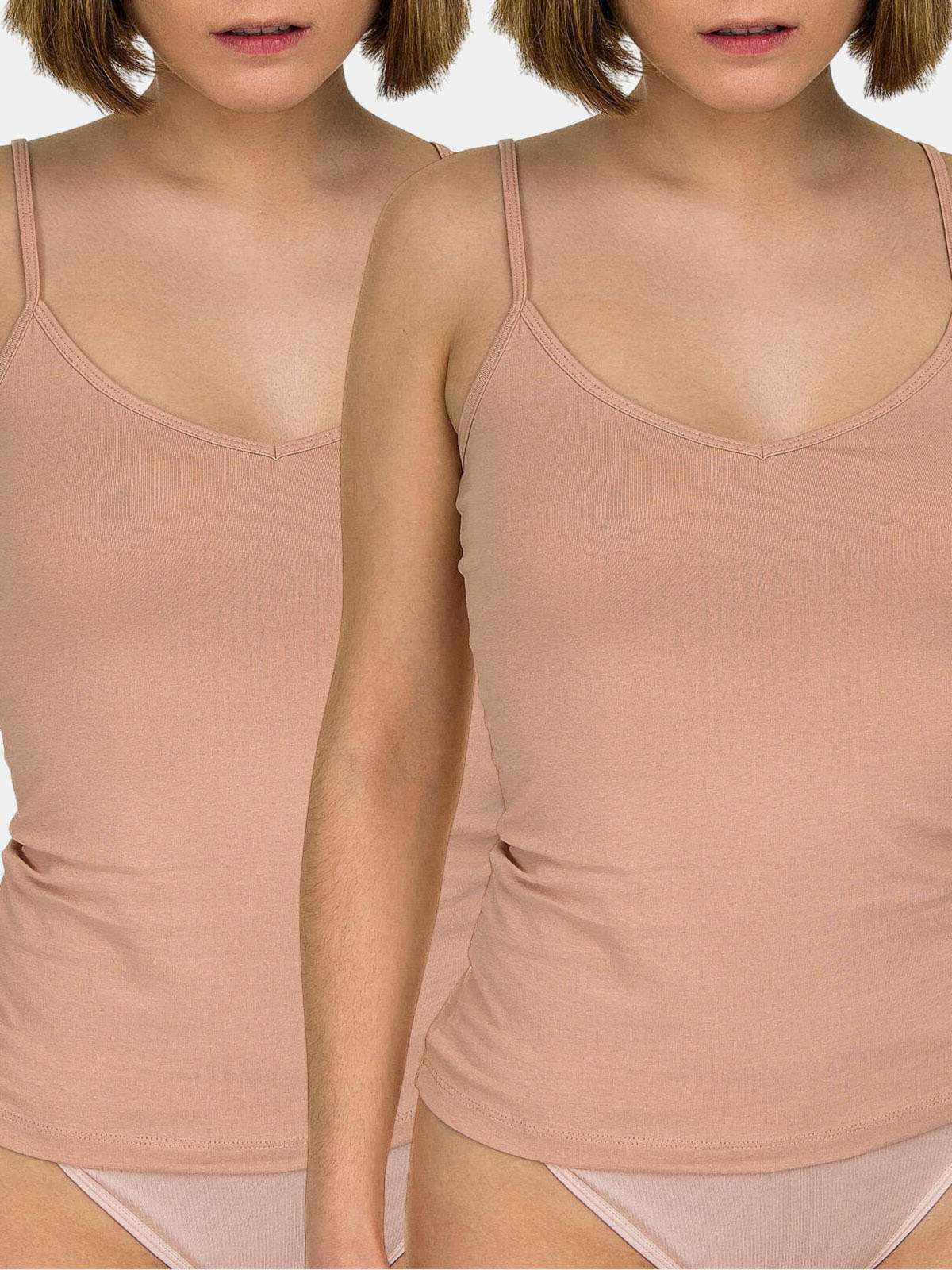 Top bawełniany 2-pak 2XL