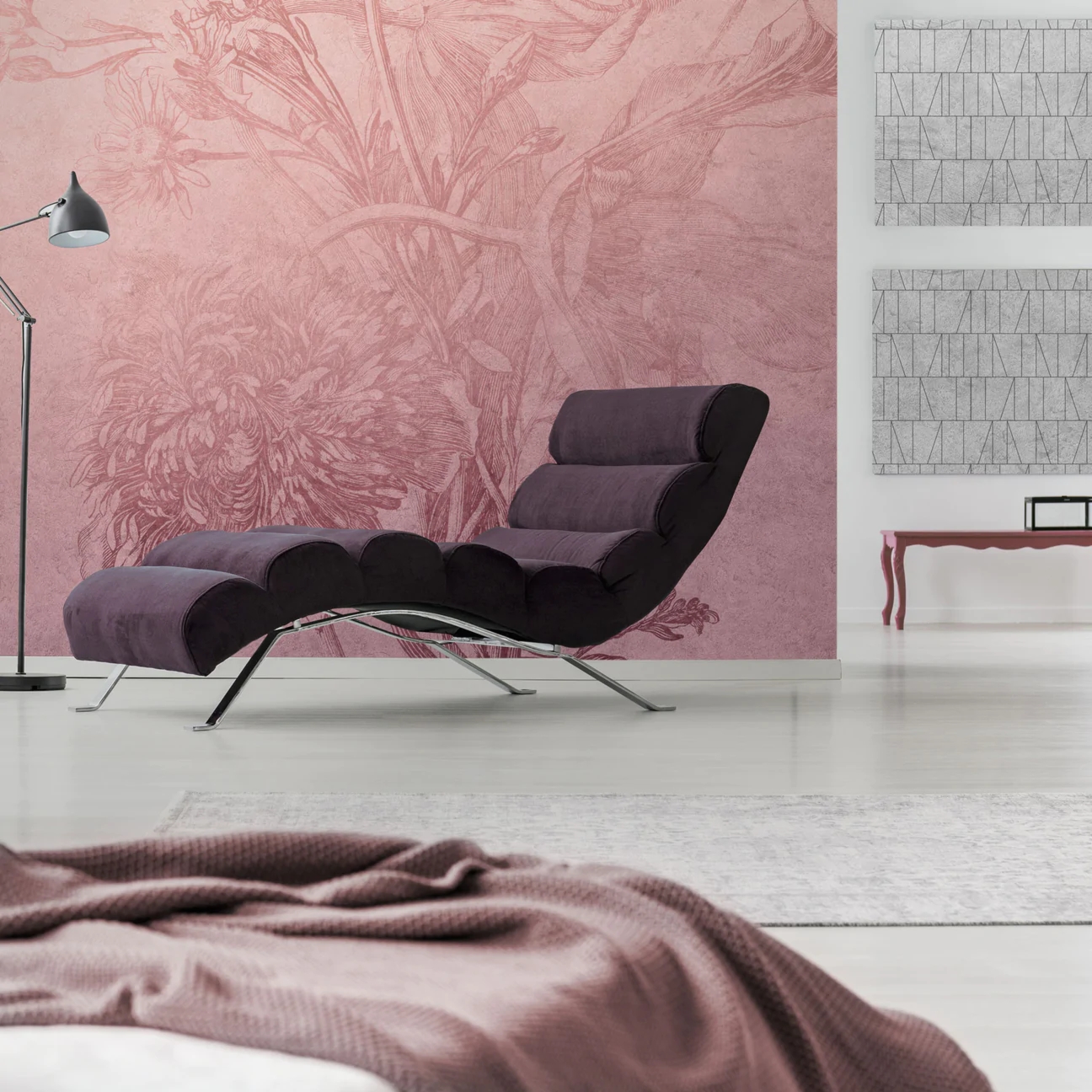 Tapeta Wall Art Blossom Ombre Flower - standaryzowane rolki