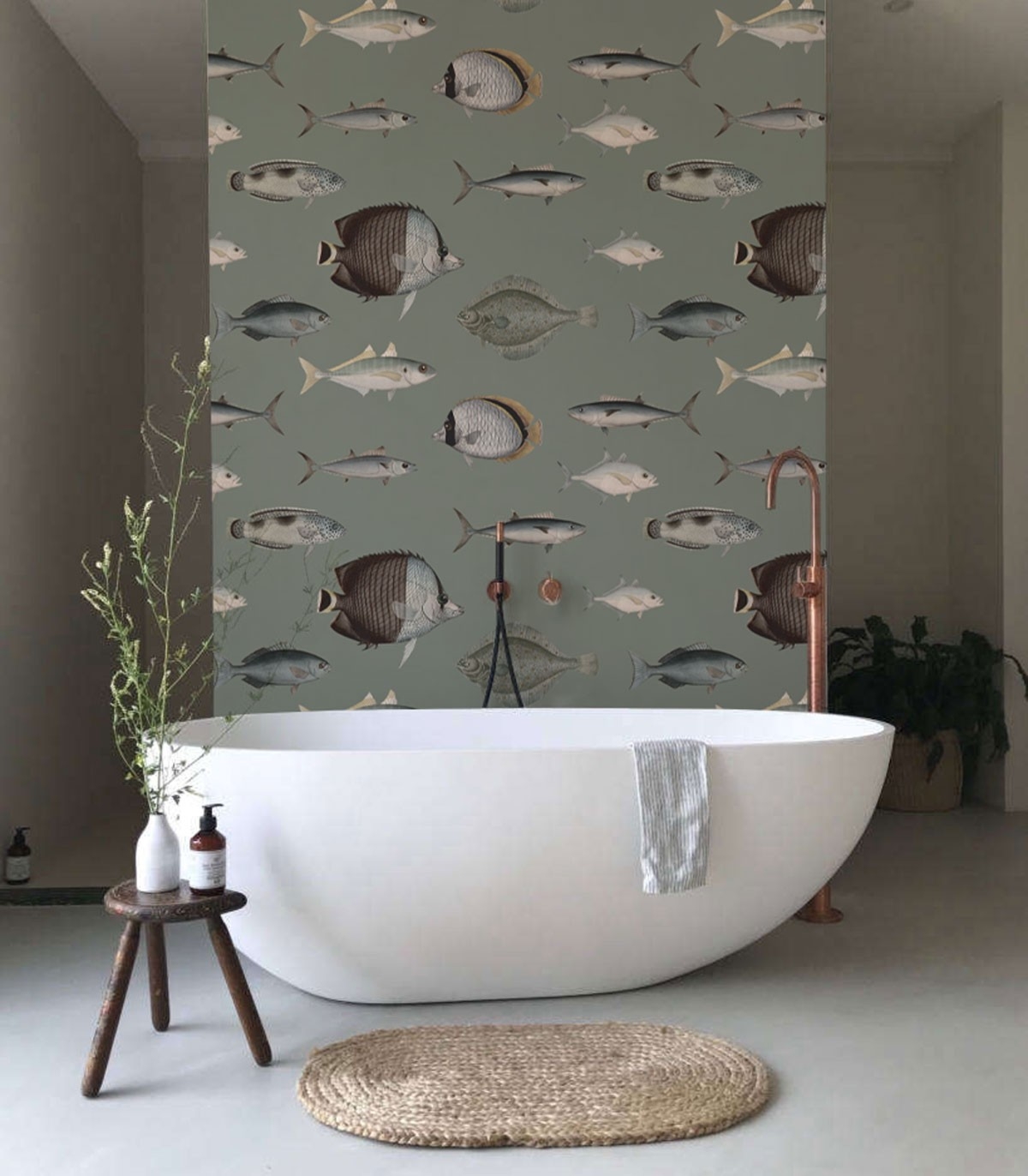 Tapeta Wallcolors - Under the Sea Vintage Green