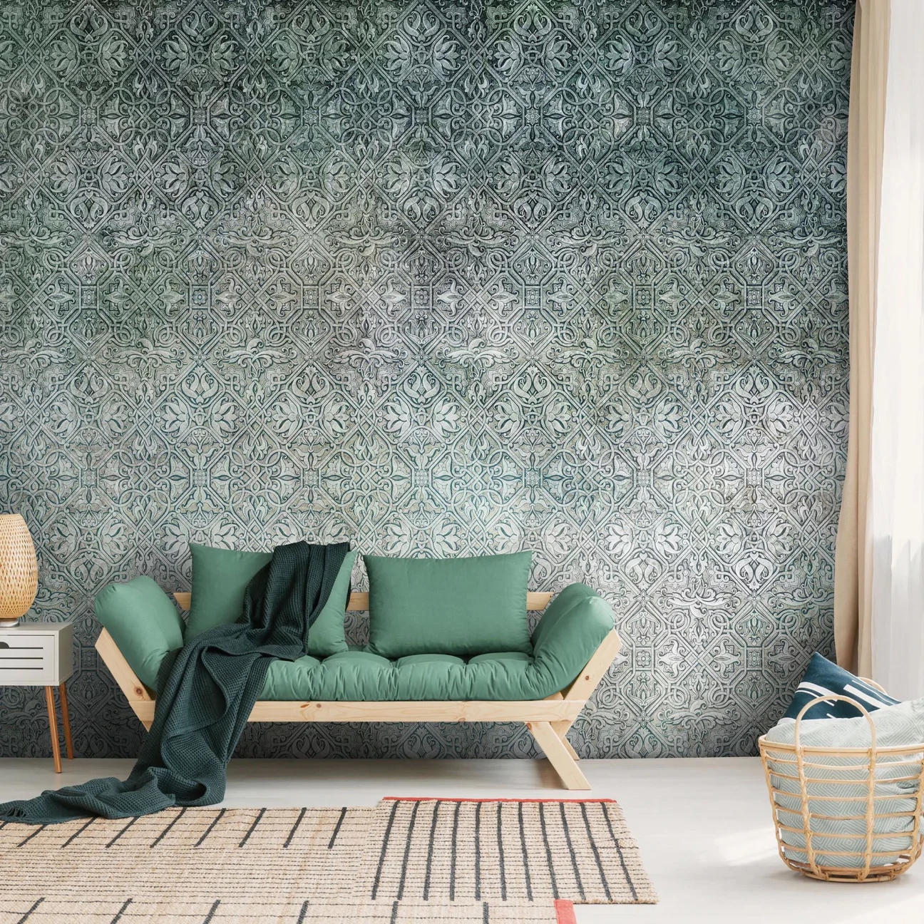 Tapeta Wall Art - Temptation Green