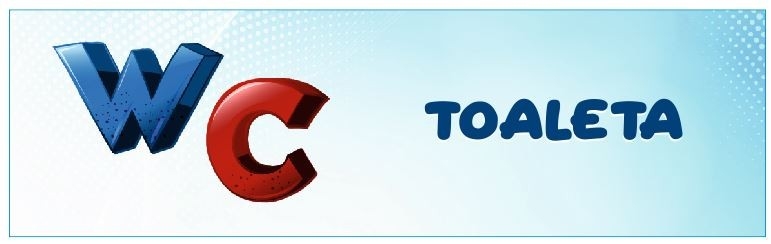 Tabliczka na Drzwi WC Toaleta