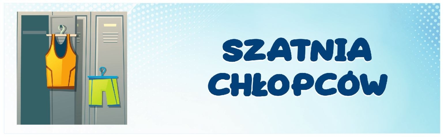 Tabliczka na Drzwi Szatnia Chłopców