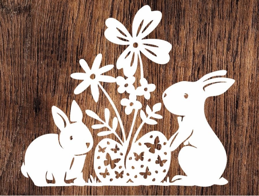 Króliczki wielkanocne z kartonu