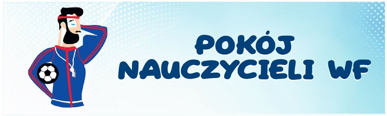 Naklejka na Drzwi Pokój Nauczycieli WF