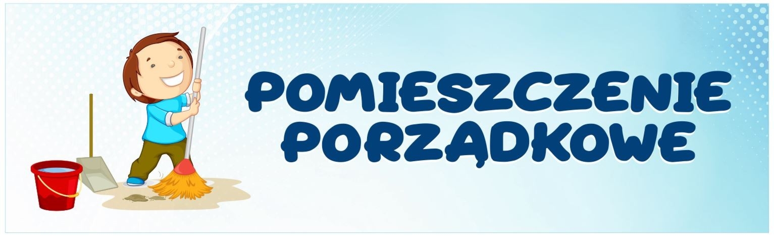 Naklejka na Drzwi Pomieszczenie Porządkowe