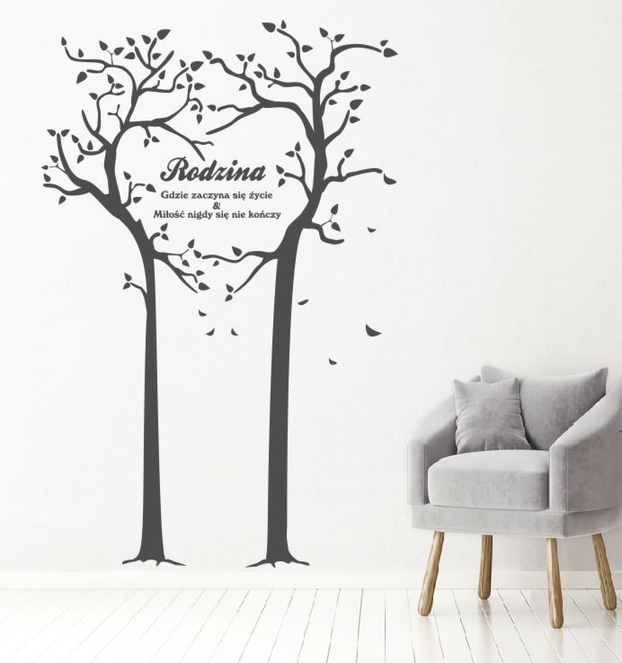 Naklejka Drzewo Rodzina