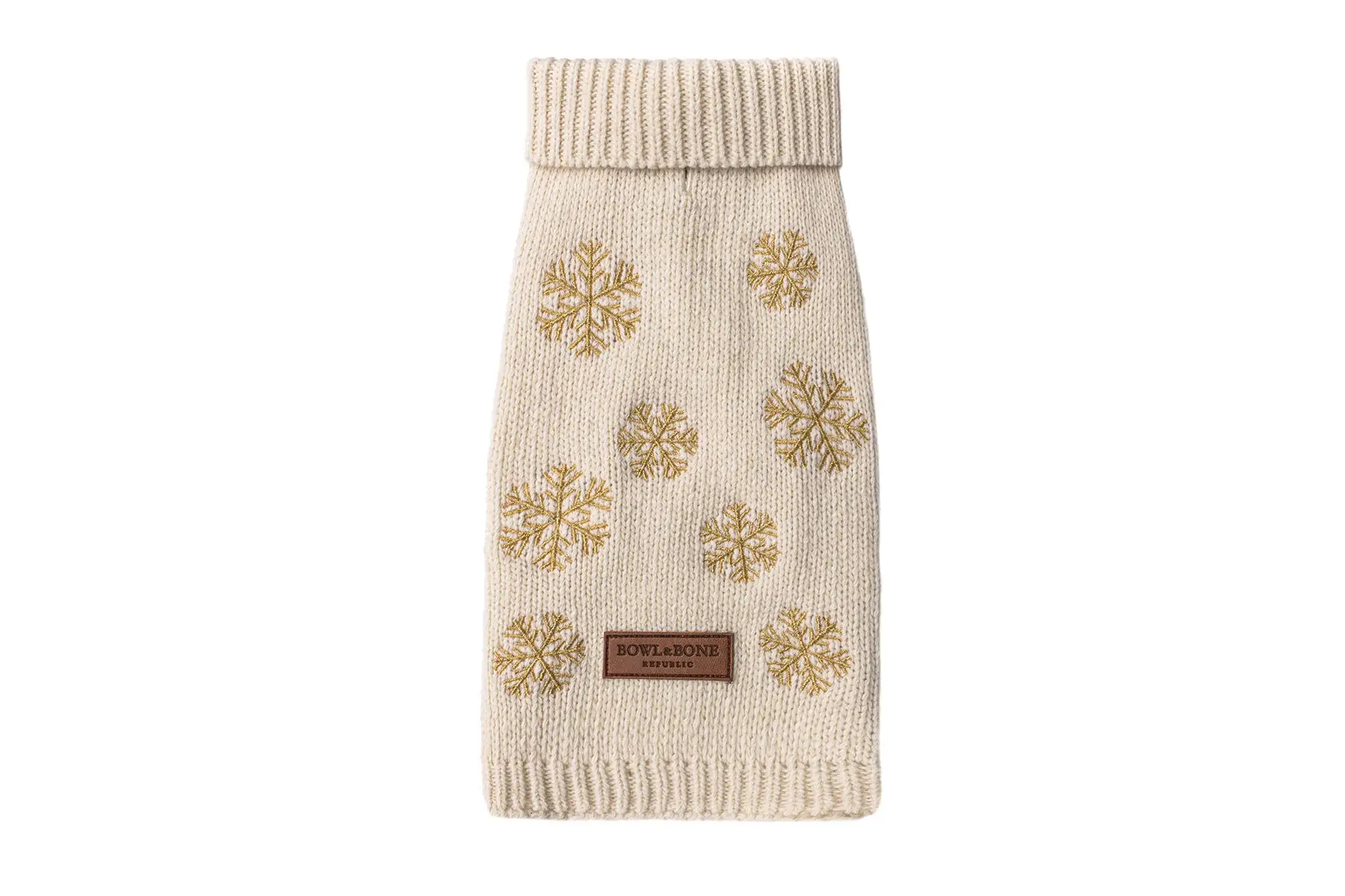 
			Sweterek dla psa SNOWFLAKE kremowy - XL
		