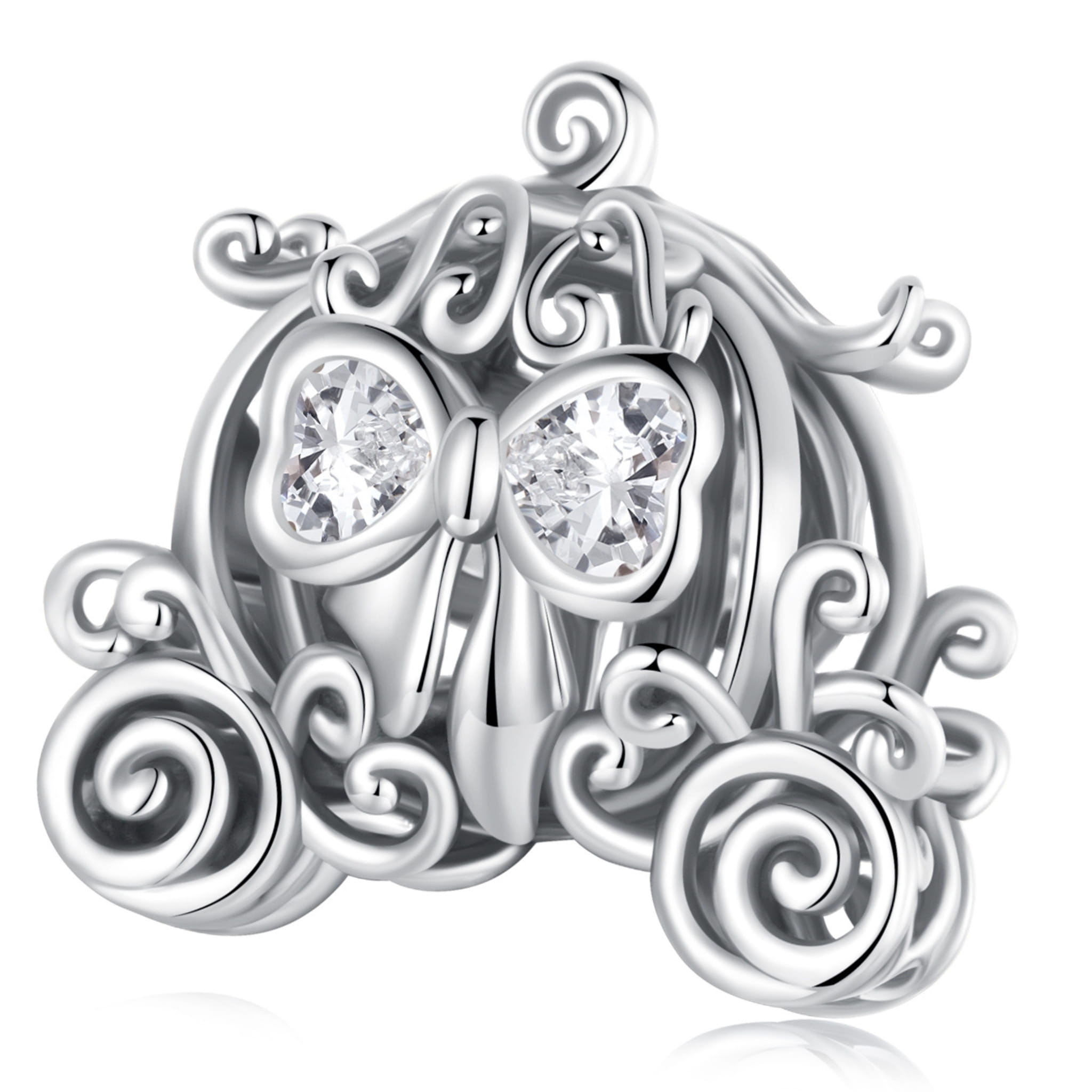 Srebrny charms karoca z dyni dla Kopciuszka koralik beads srebro 925