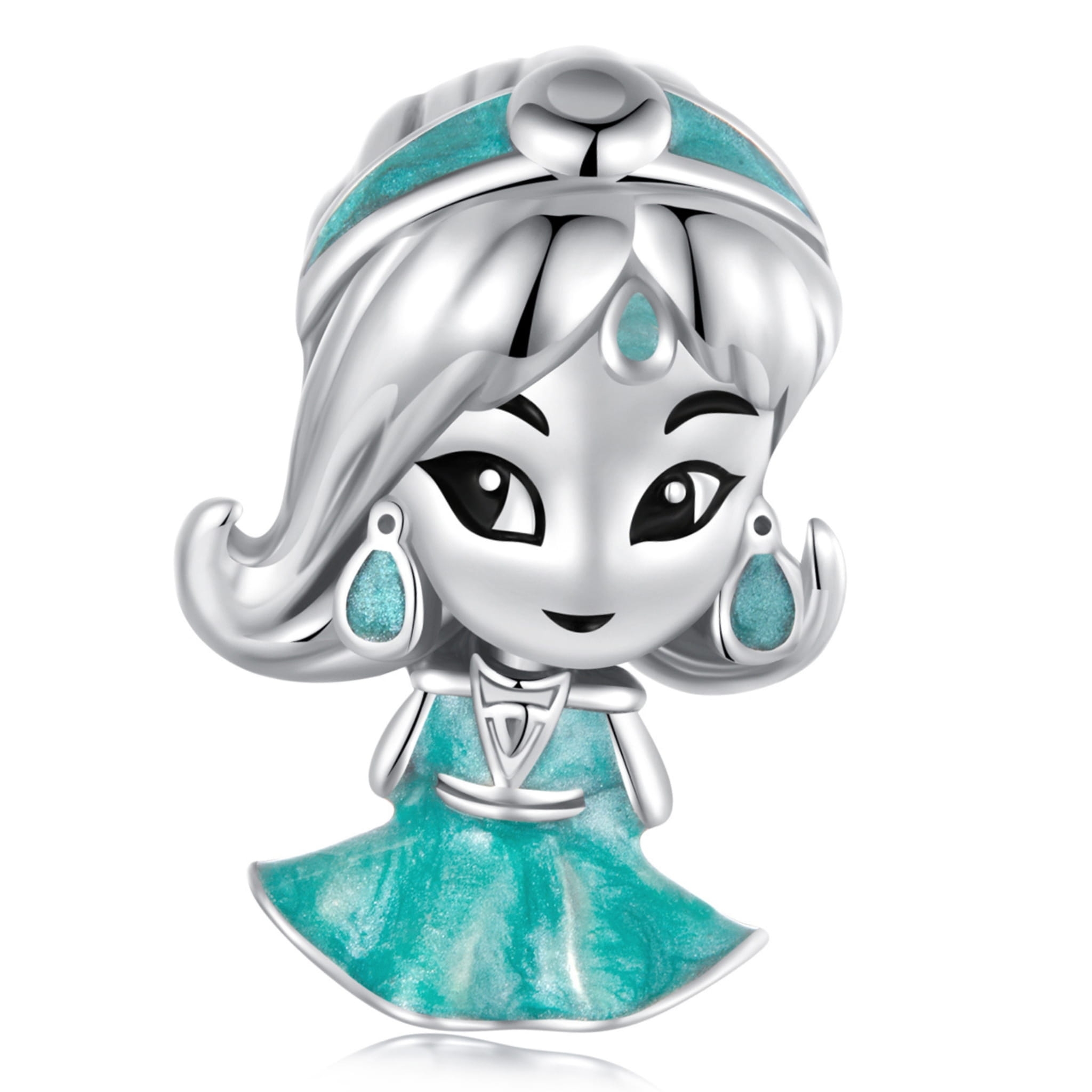 Księżniczka Jasmina srebrny charms koralik beads srebro 925