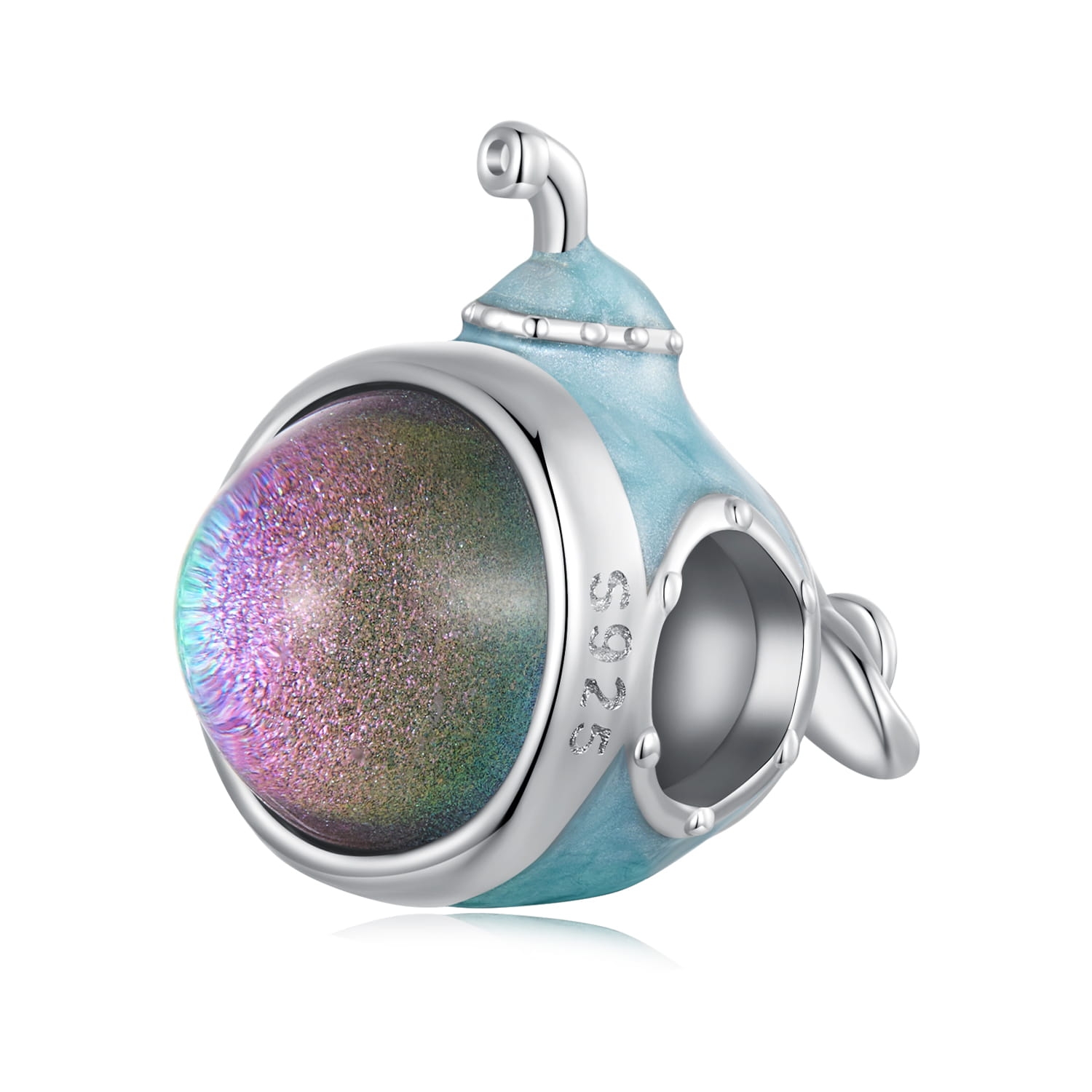 Łódź podwodna srebrny charms koralik beads