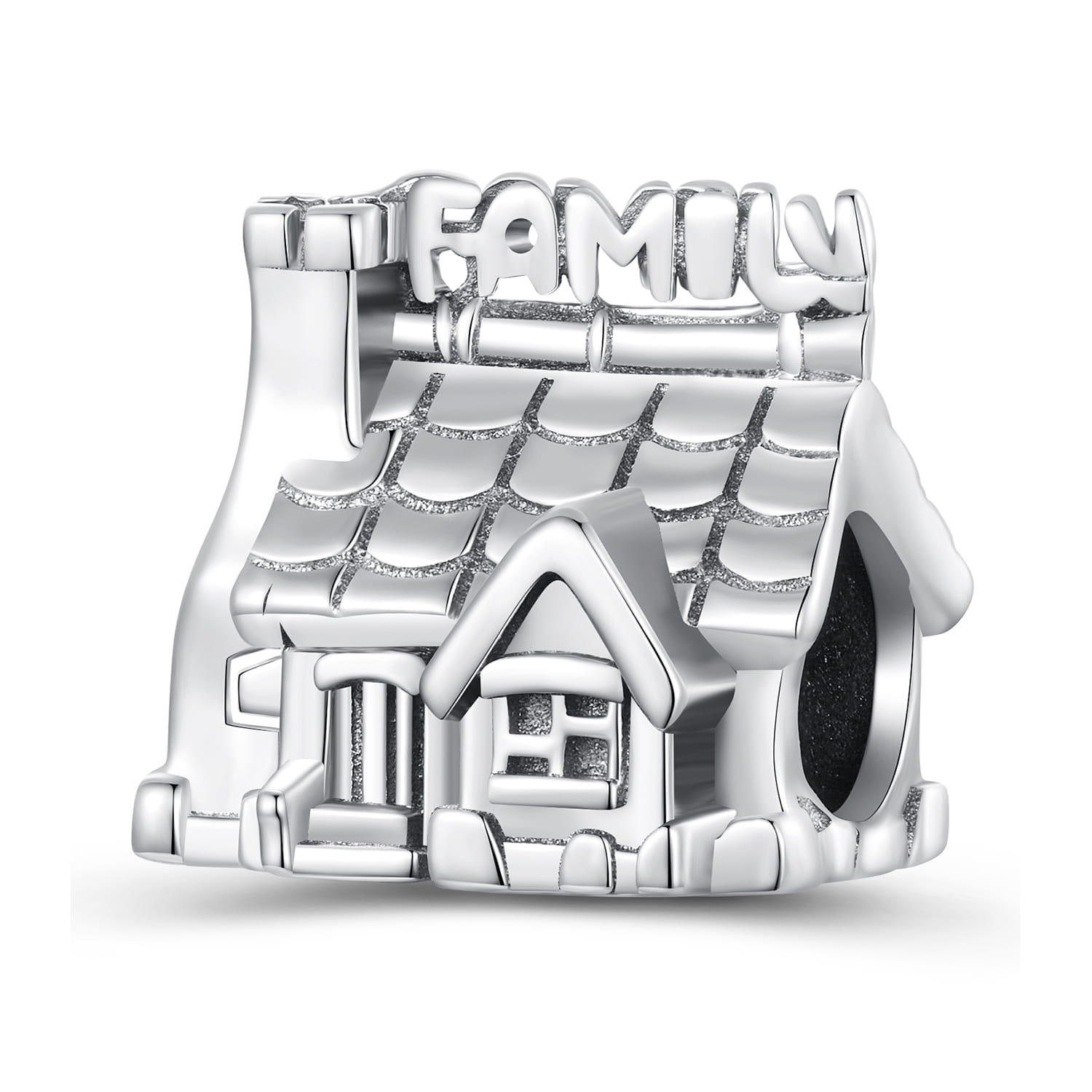 Dom rodzinny srebrny charms koralik beads srebro 925