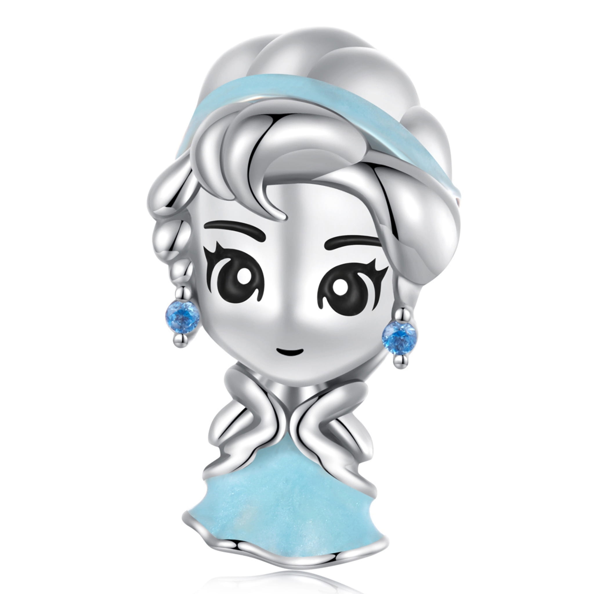 Księżniczka Elsa srebrny charms koralik beads srebro 925