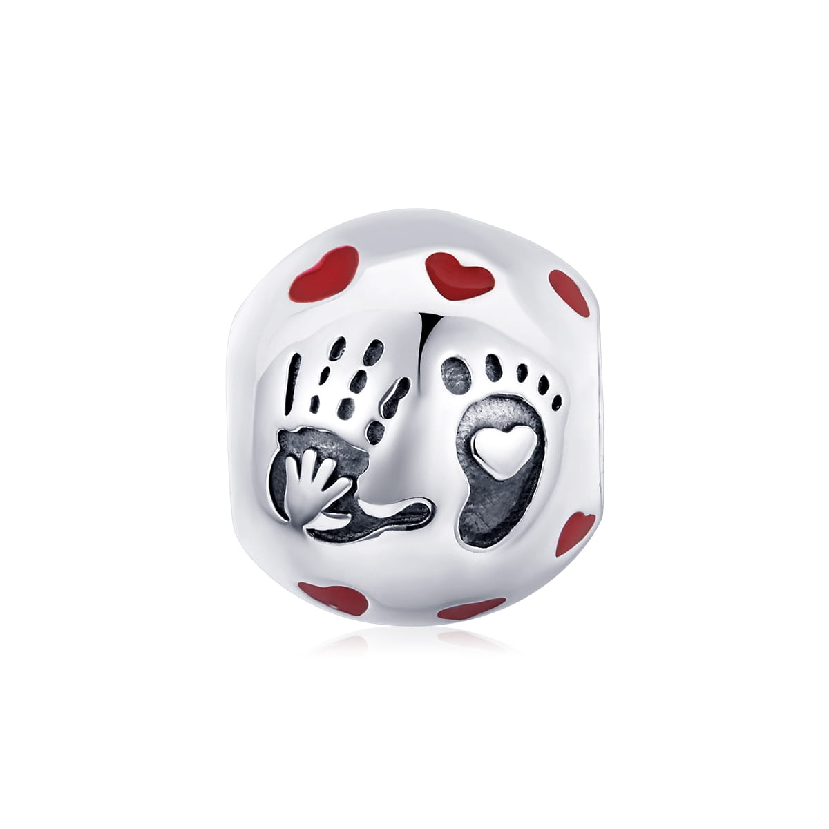 Srebrny charms mama i dziecko koralik beads srebro 925