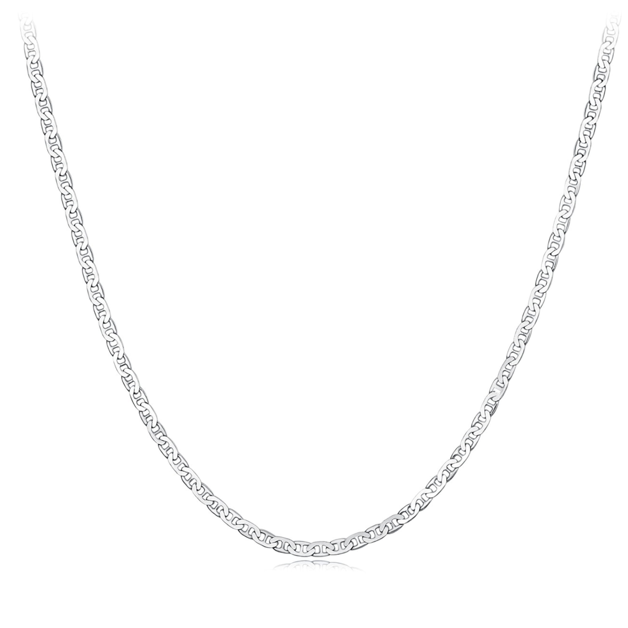 Srebrny naszyjnik splot marynistyczny do zawieszek charms 45cm - regulacja