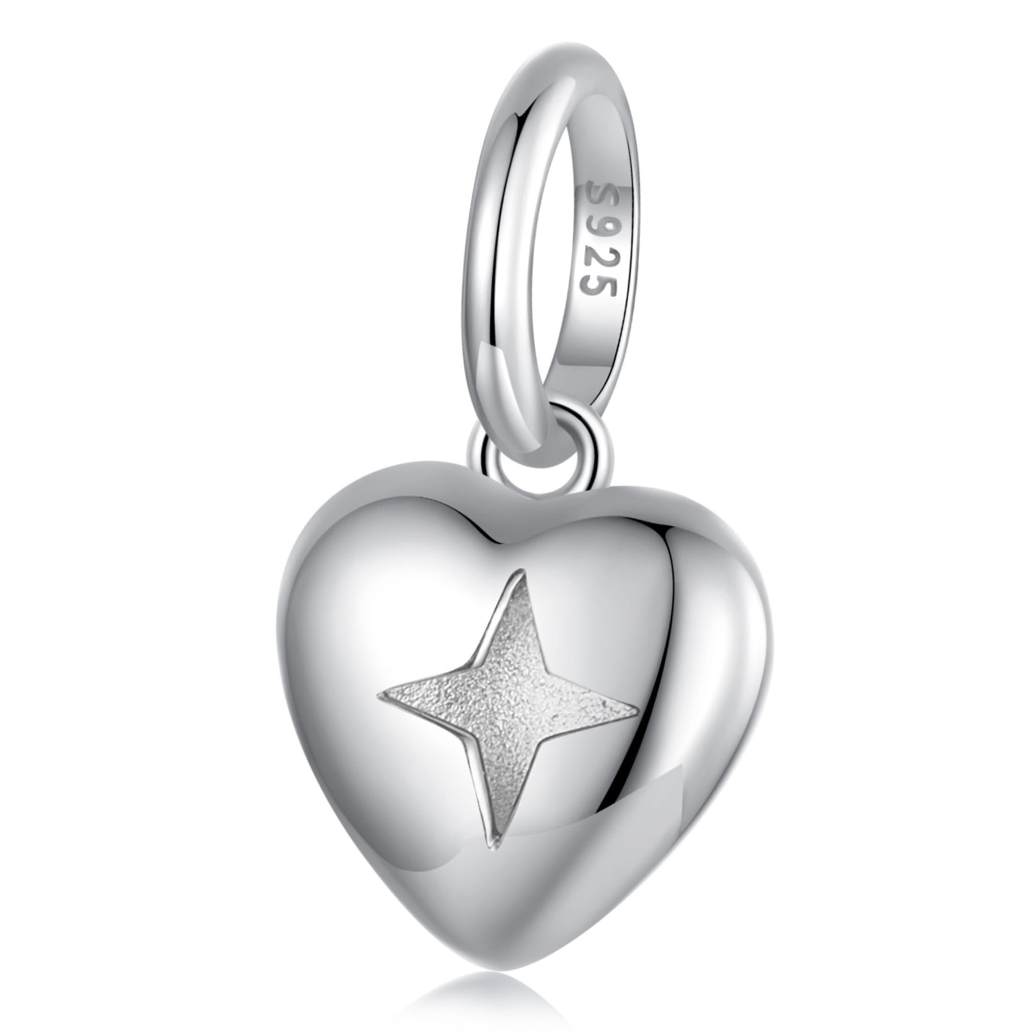 Srebrna zawieszka serce z grawerem ,,Love