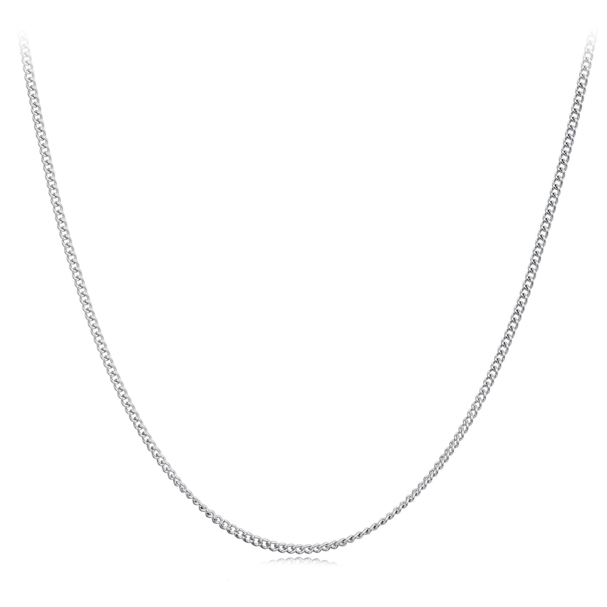 Srebrny naszyjnik splot figaro do zawieszek charms 45cm - regulacja