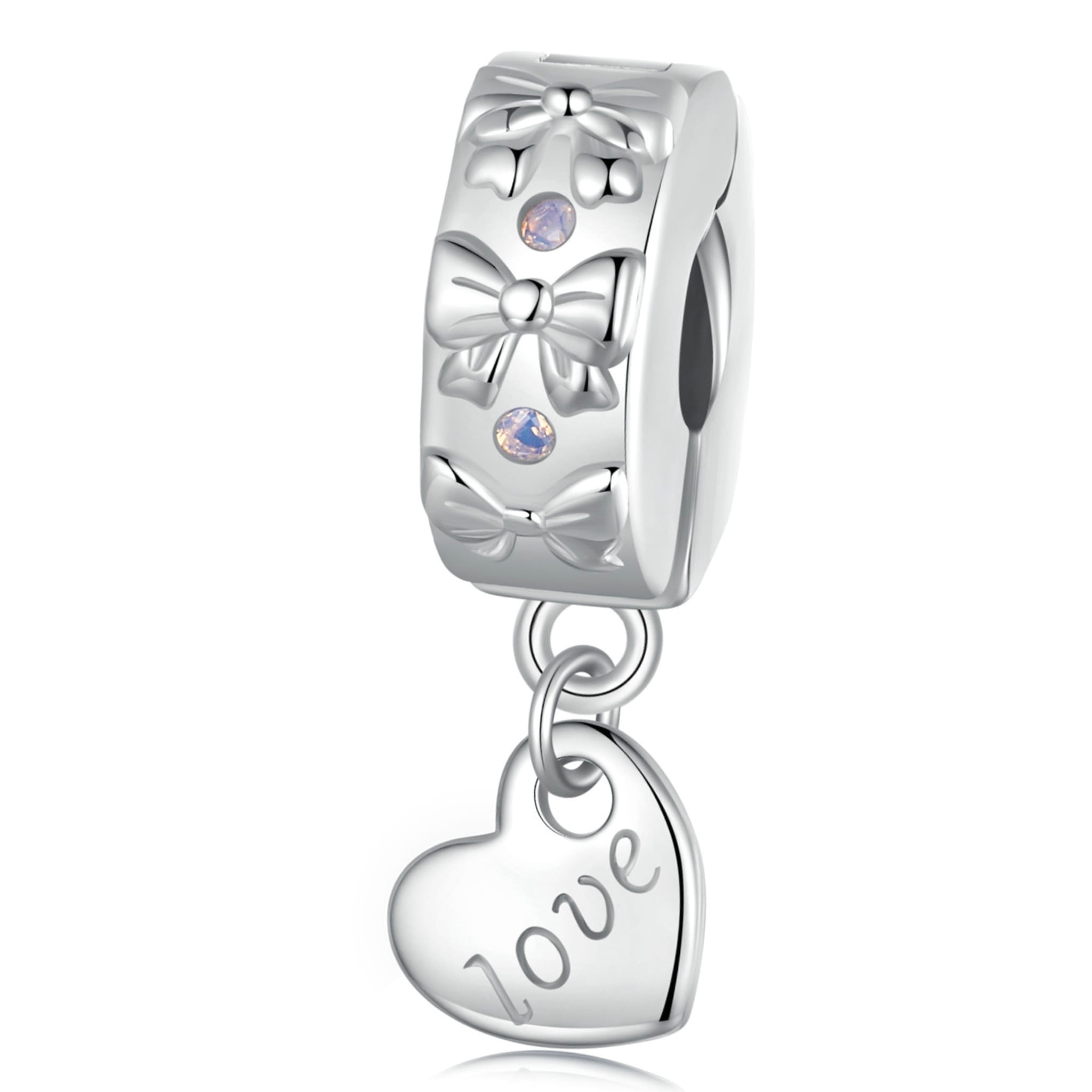 Spinka z serduszkiem i grawerem ,,Love