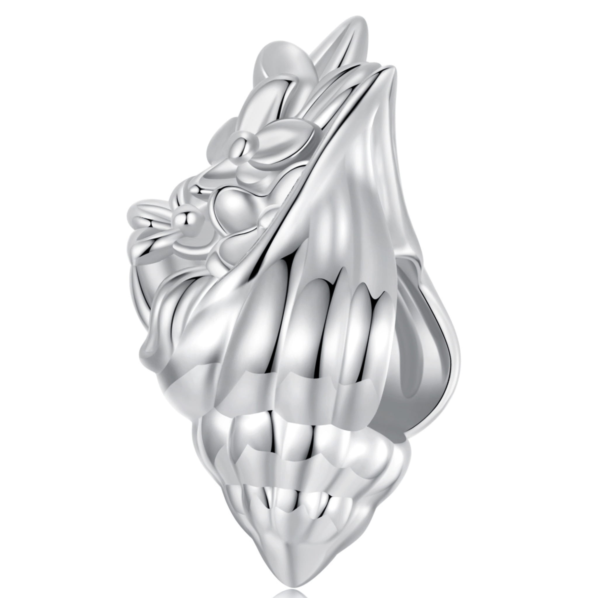 Srebrny charms muszelka koralik beads srebro 925 wakacje