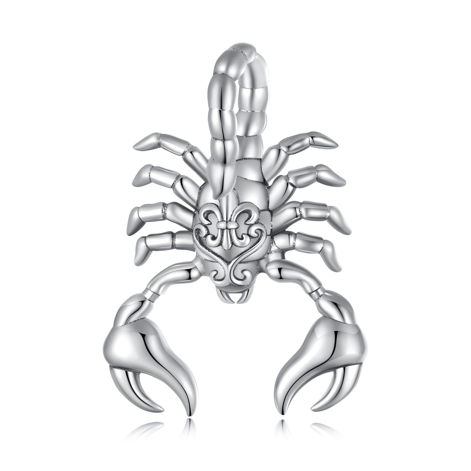 Skorpion srebrny charms koralik beads zawieszka