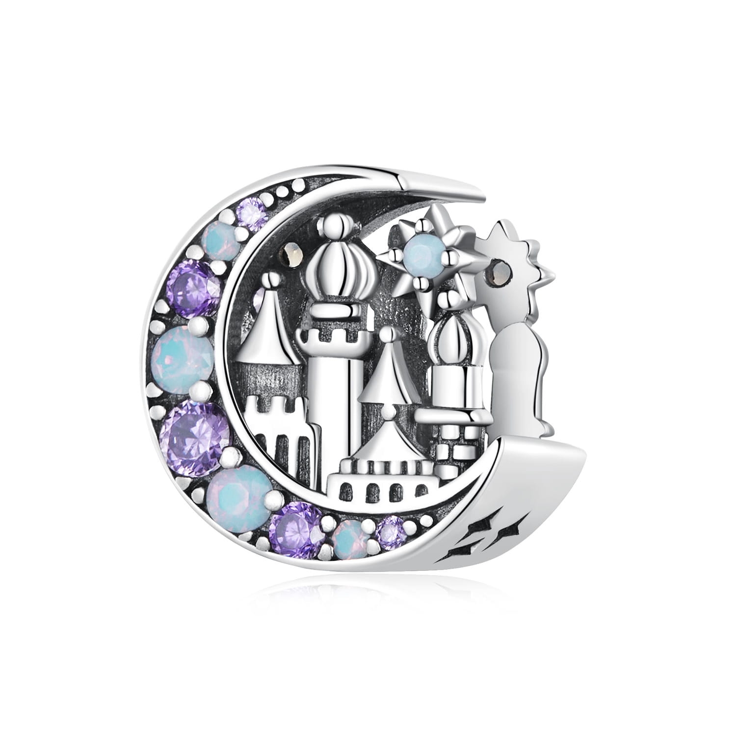 Miasto Aladyna srebrny charms koralik beads srebro 925