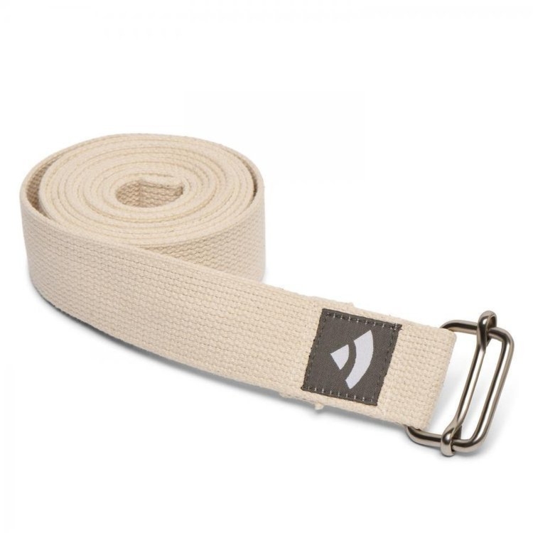 Pasek do jogi Asana ecru 2,5 m x 38 mm