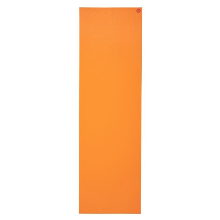 Mata do jogi Rishikesh Premium 4.5mm - Długa 200cm - pomarańczowy