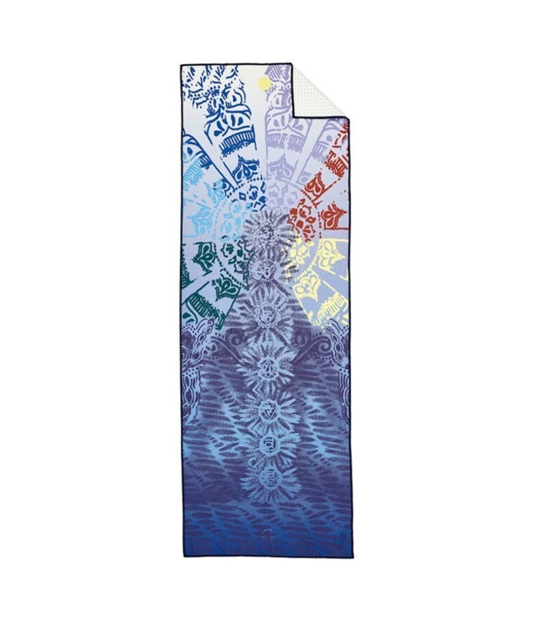 Ręcznik do jogi Manduka Yogitoes Chakra Blue