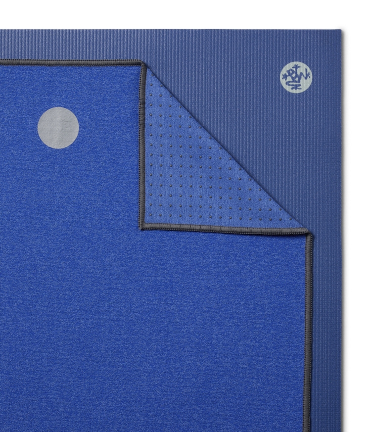 Ręcznik do jogi Manduka Yogitoes - Blue Toad