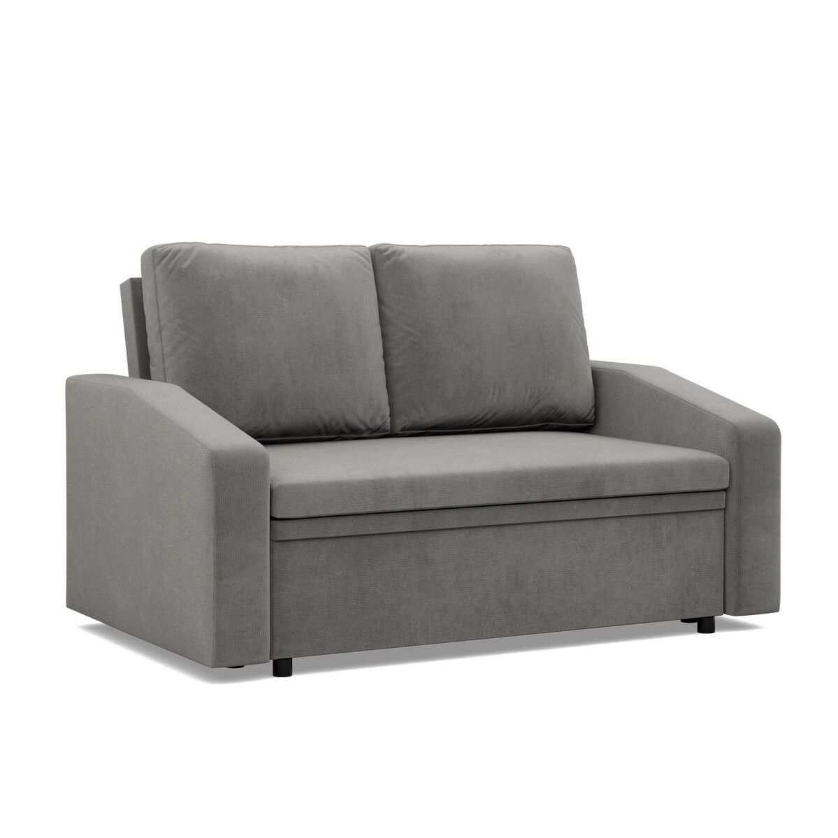 Sofa z funkcją spania, Neo Kronos, 148x87x90 cm, jasny szary